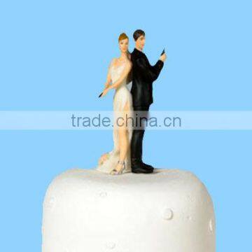 Love funny wedding figurine gift wedding couple statue