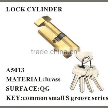 5pcs iron S groove keys tun knob lock cylinder