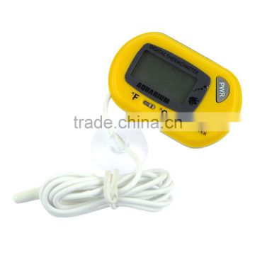 Yellow Digital Thermometer for Aquarium Terrarium Reptile Snake Lizard Incubator