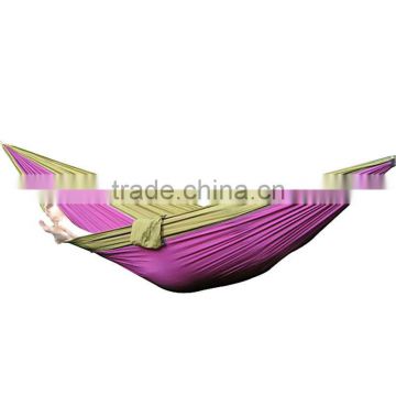 2015 Outdoor Parachute Nylon Fabric Portable Covered Garden Travel Camping Rocking Hammock