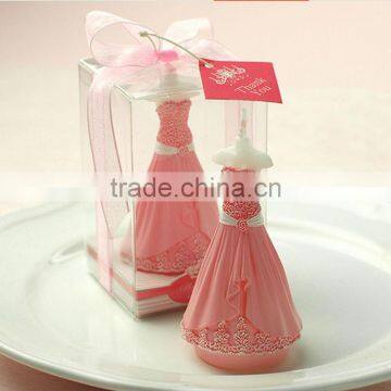 Wedding Dress Candle/Elegant Wedding Gown Candle,pink Dress Candle photo-3