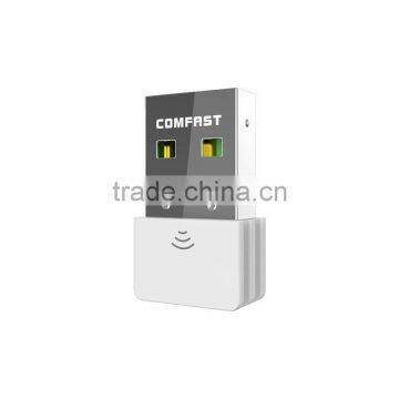 CE,FCC,ISO9001 certificates high quality new Mini USB Wireless lan card N 802.11 b/g/n WiFi Adapter WiFi Dongle 150Mbps