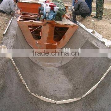 tiger stone railway channel drainage concrete paving making machine