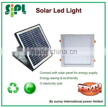 Vent Tool Indoor Solar Panel Powered LED Panel Light for Home System Ceiling Lamp R photo-2