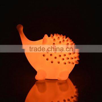 animal shape night light hedgehog