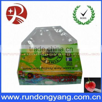 Printed stand up zip lock plastic bag for friut packaging