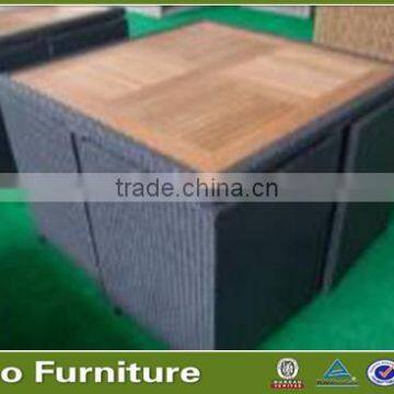 garden storage box teak wood table chair