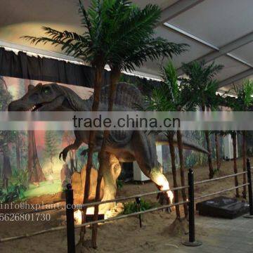 Artificial Plant for Dinosaur Hall Theme Park Dinosaur Museum