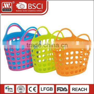 Lady PE material felt shopping basket with handle