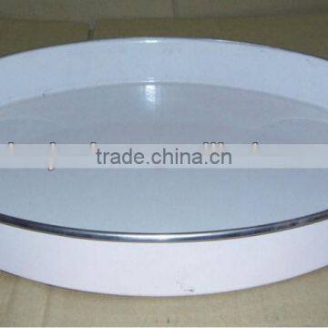 VINTAGE WHITE OVAL TRAY