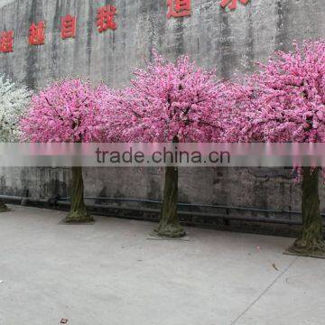 Fiberglass Trunk Wedding Romantic Decor Artificial Silk Flower Cherry Blossom Tree photo-4