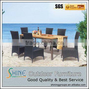 C459 Garden Furniture Outdoor Set rattan/wicker dining table set