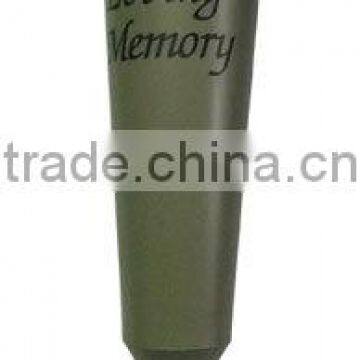 Plastic Gold or Black Spiked Vase Memorial/funeral photo-2