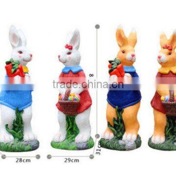Artificial Animal Garden Statue Outdoor Bunny Garden Sculptures photo-3