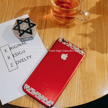 Crystal Diamond Cell Phone Back Cover Mobile Phone Cases for IPhone7/7Plus/6/6s/6plus/6splus Hard Plastic Shell Housing photo-3