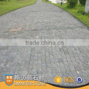 Dark grey granite paving stone cheap grey granite paver