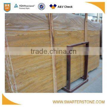 Trance travertine stone slab with clean surface for sale