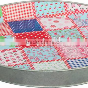 High quality metal food serving trays