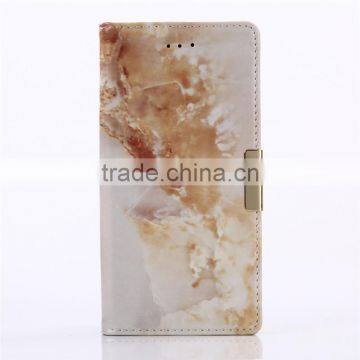 Noble Design High Quality Marble PU Card Bumper/pocket Cell Phone Case for Sony photo-3