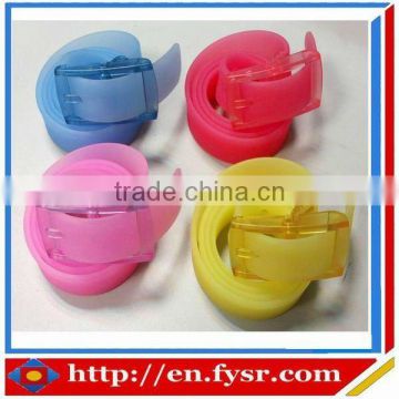 factory business top sale fashion silicone waist belt with PET package