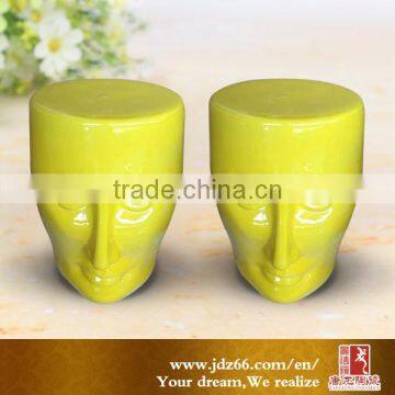 Chinese face shape ceramic stools