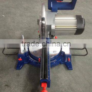 Latest 255mm 1800w Low Noise Electric Power Aluminum Wood Cutting Cut Off Table Circular Machine Induction Motor Slide Miter Saw photo-2