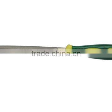 Triangle Steel File Rubber Handle T12 Triangle Steel File