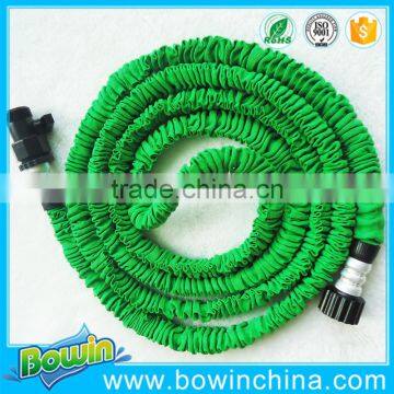 Green Color Quick Connection Expandable Fabric Garden Hose