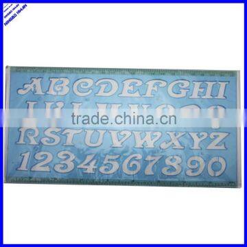 22cm Plastic Drawing Alphabet Ruler photo-2