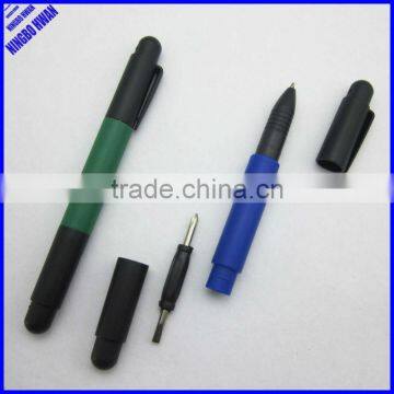 2014 promtional item multi functional 3 in 1 screwdriver pen