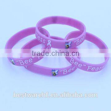 eco-friendly inkfilled raise money silicone band
