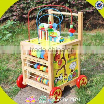 2017 wholesale baby wooden bead maze fashion kids wooden bead maze most popular children wooden bead maze W11B128