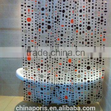 EU and USA best choose and fashionable priting shower curtain/bath curtain with lowest price