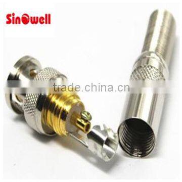 Cctv System Bnc Male Straight Solder Connector photo-4