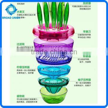 10PC DIY Kitchen Gadgets Set Manual Fruit Juicer photo-2