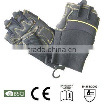 Fingerless Mechanics Gloves,Impact protection