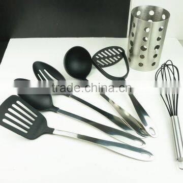 32017 7PCS NYLON KITCHEN TOOLS WITH S/S STAND photo-3