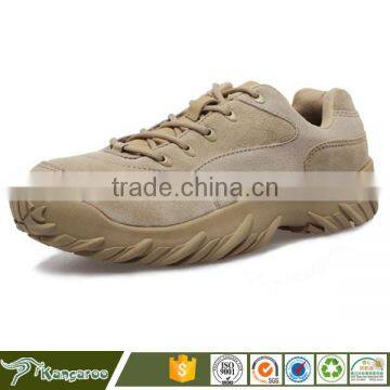 Low Cut Rubber Military Desert Laced Boots For Men photo-3