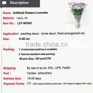 Attractive Dried Lavender Flowers Artificial Flower for Wedding Making Flower photo-2