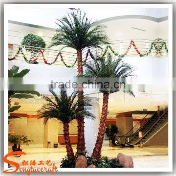 Hot Sale High-quality Decorative Palm Trees Cheap Artificial Palm Trees Landscaping Plastic Plam Trees and Plants photo-5