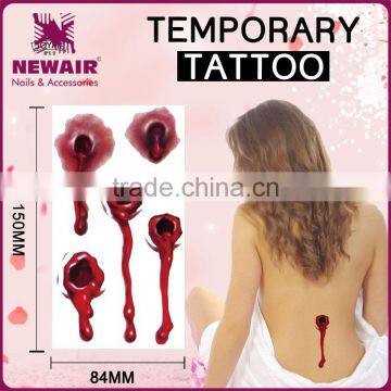 NEWAIR Custom Professional Waterproof Temporary Body Art Tattoo Sticker photo-3