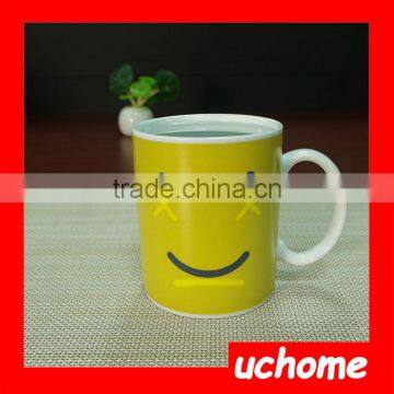 UCHOME Wholesale Creative Morning Magic Mug Smile Face Color Change Mug photo-5