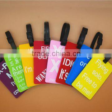 Personalized Custom coloured luggage tags Wholesale