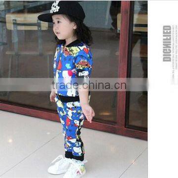 Girl's Lovely Snoopy Pattern Movement Fleece Suit photo-2