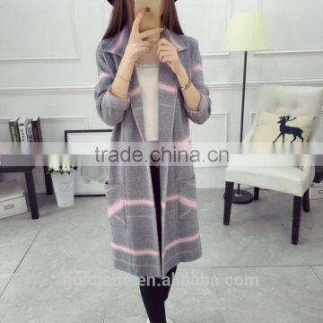 Wholesale Ladies Knitted Sweater Coat Women Long Knit Cardigan photo-2