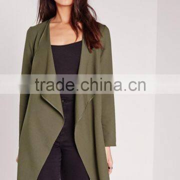 Outdoor Women Cheap Khaki Thin Outer Layer Waterfall Jacket photo-2
