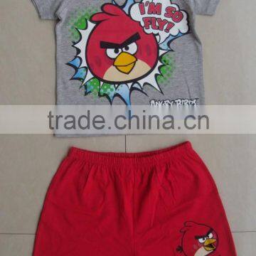 New Designer Kids Cartoon Animal Printed Cotton Pajamas Set for Summer Children photo-2