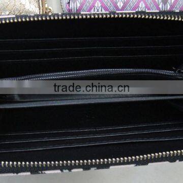 Fashion New Latest Cute Zipper Round pu Leather Lace Wallet for Woman photo-5