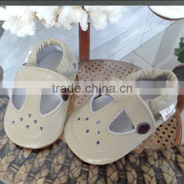 New Born Baby New Design Hand Made Cheap Real Leather Shoes photo-5