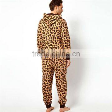 PA0005A Adult Leopard Print Wholesale Adult Onesie Pajamas photo-3